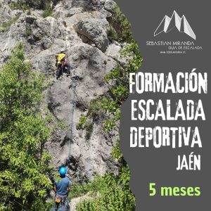 1º salida de la formación en escalada deportiva en Jaén (5 meses)