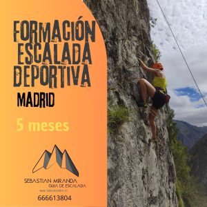 1º salida de la formación en escalada deportiva en Madrid (5 meses)