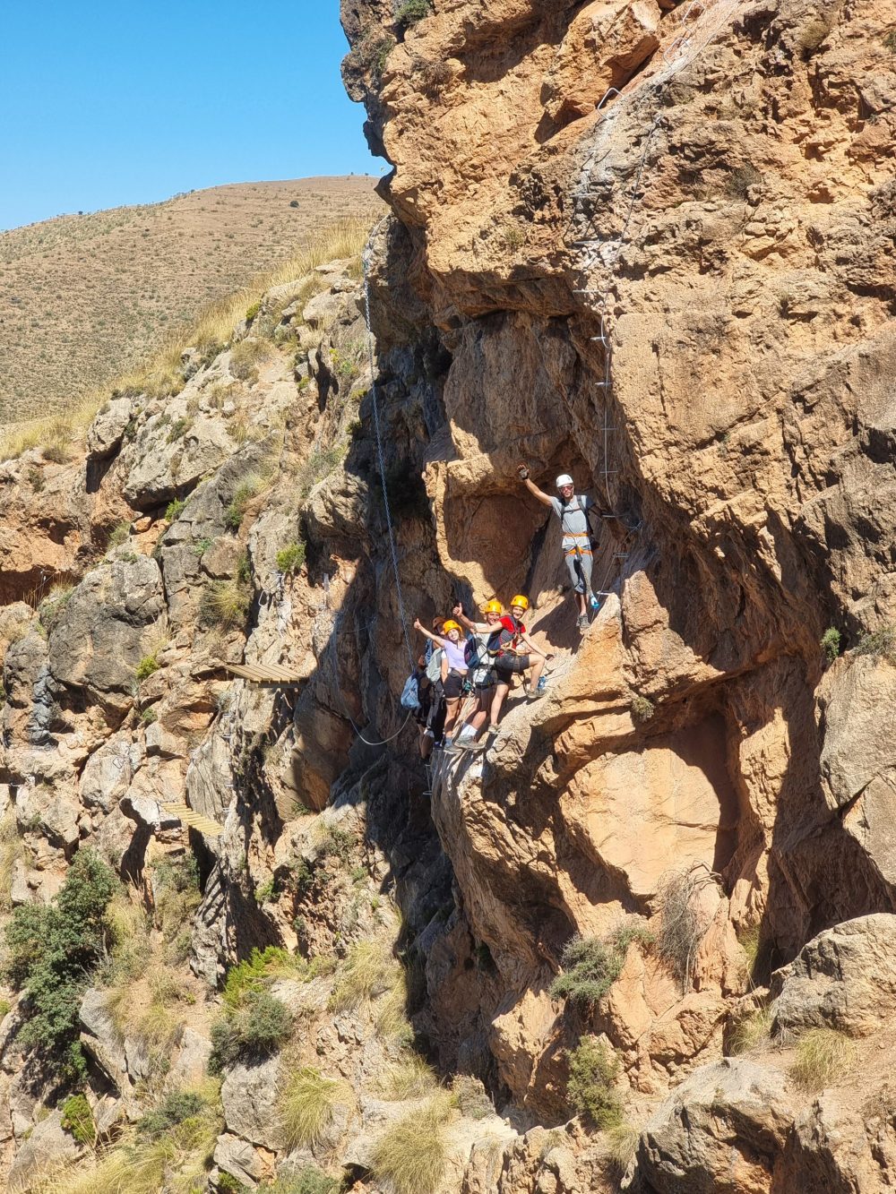 via ferrata la araña guejar sierra