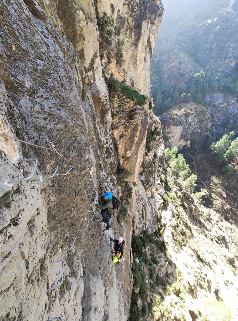 vía ferrata de la escaleruela en cazorla