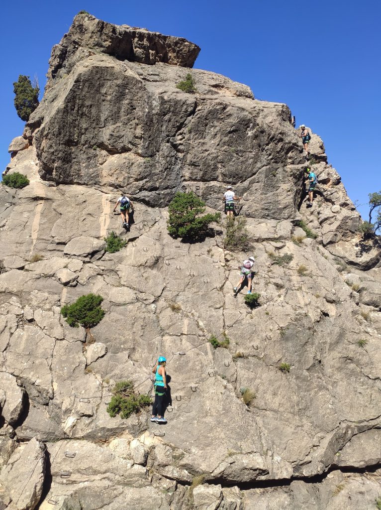 vía ferrata la escaleruela en cazorla al diente