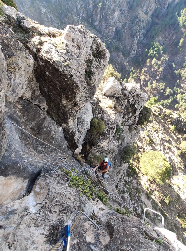 vía ferrata la escaleruela subida al diente